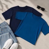 تیشرت کراپ زنانه بیسیک کله غازی 