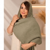  شال زنانه پلیسه یشمی