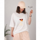 تیشرت باکسی سامر سفید