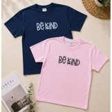 تیشرت زنانه (Be Kind) صورتی