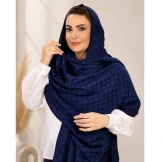  شال زنانه دور ریش سرمه ای