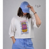  تیشرت کراپ باکسی سامر