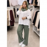 شومیز زنانه سفید داکرون