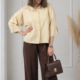 شومیز باکسی زنانه صوفیا کرم