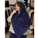 شال زنانه کنفی سرمه ای