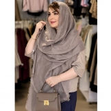 شال زنانه کنفی نسکافه ای