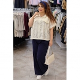 وست زنانه الیزه زرد