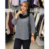  شومیز مانتویی صوفیا طوسی