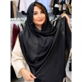 شال زنانه نخی مشکی