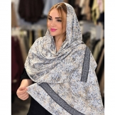 شال زنانه برفکی خاکی 