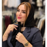 مینی اسکارف دخترانه ساده  مشکی