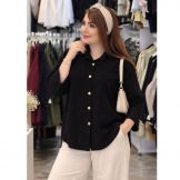 شومیز زنانه شانتون مشکی