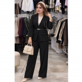 کت و شلوار زنانه بزایاق مشکی
