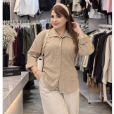 شومیز زنانه کرسپو نسکافه‌ای