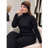 بلوز آستین بلند زنانه فانریپ مشکی