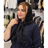 روسری کریشه ساده مشکی