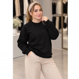 بلوز دورس ساده مشکی