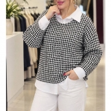 شومیز پیچازی سفید