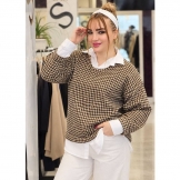 شومیز پیچازی نسکافه‌ای