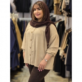شومیز کنفی چین دار ویانا 24900700