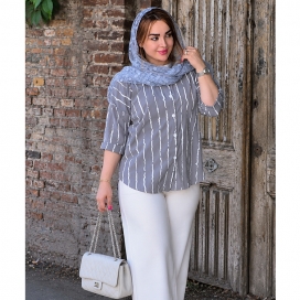 شومیز بوگاتی راه راه 289002498