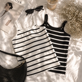 کراپ تاپ دو بند راه راه 39100288