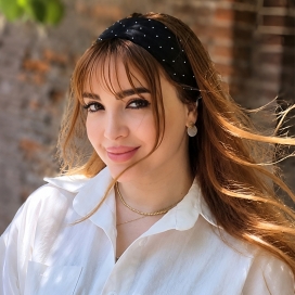 هدبند نگینی