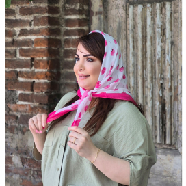 مینی اسکارف طرح قاصدک 4600090