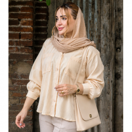 شومیز پفکی دو جیب 24900728/1