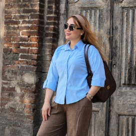 شومیز لنین تک جیب دلارا 4610051