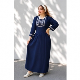پیراهن ساحلی نخی سنتی 30200517