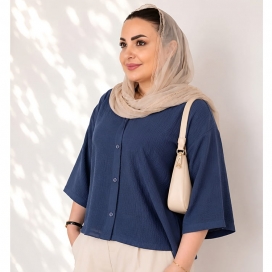 شومیز باکسی پفکی 4560056
