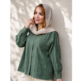 شومیز صوفیا تک جیب 473003