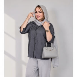 شومیز زنانه بیسیک جلو دکمه  3750034